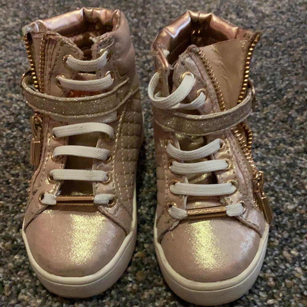 Michael Kors toddler girl shoes size 6. Used.